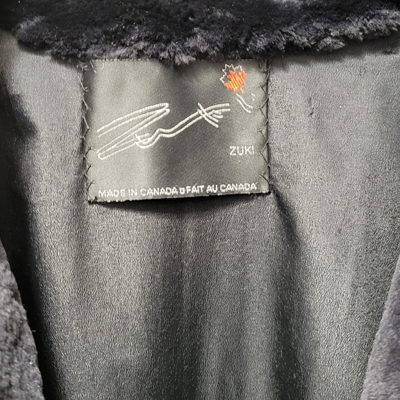 ** Sheared BEAVER Onyx Womens Coat ** - Picture 6 of 6